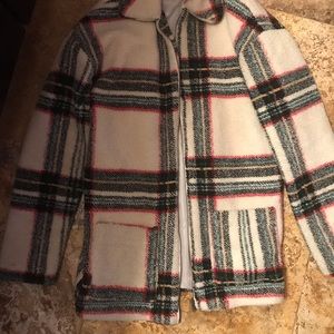 Plaid Sherpa Jacket
